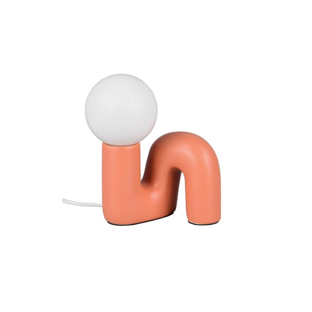 Lampe design en céramique doréange