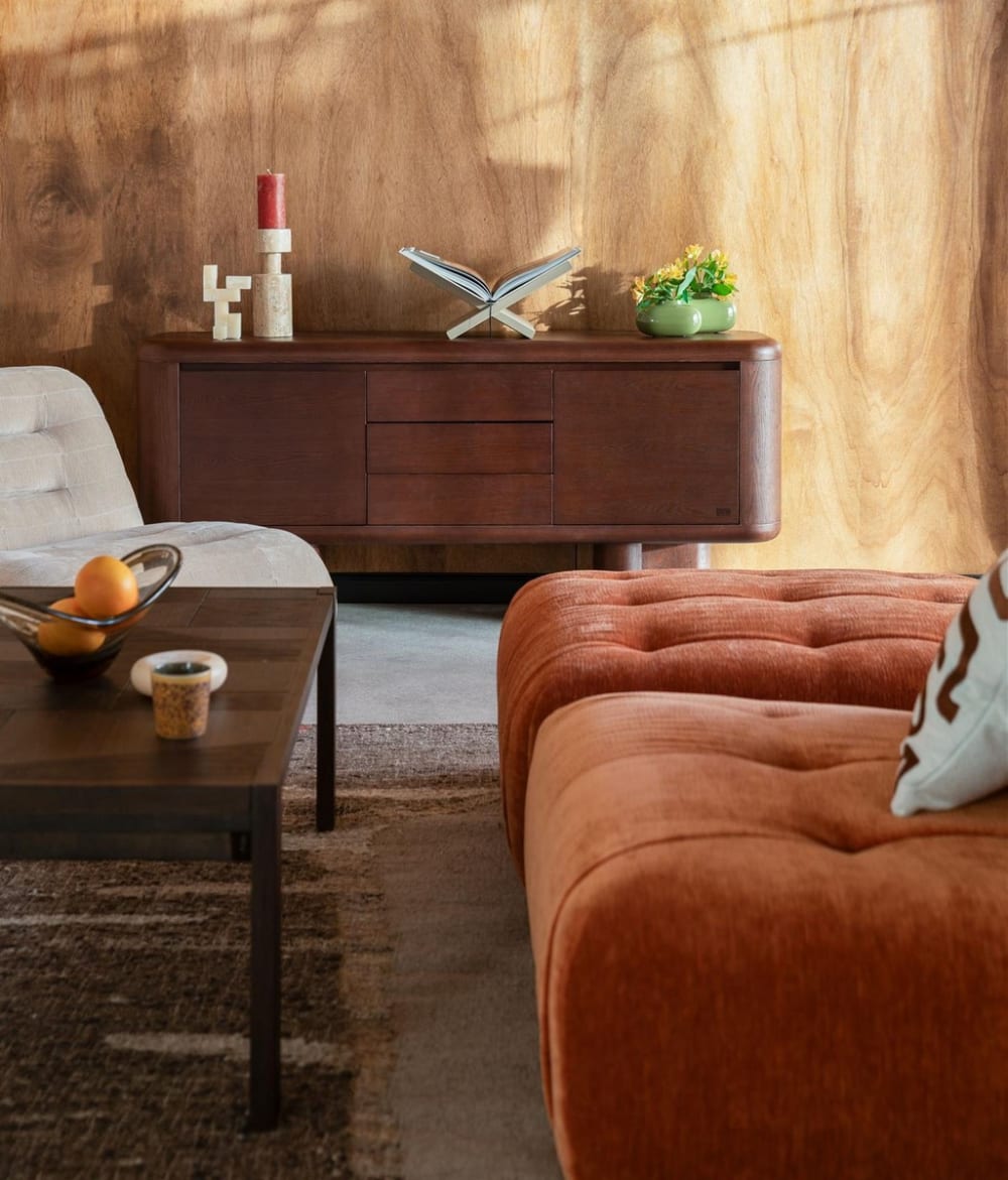 Buffet bois foncé l160