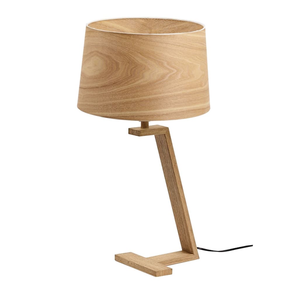 Lampe design en bois