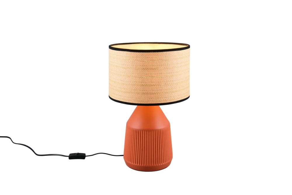 Lampe design en céramique terracotta — vue 4
