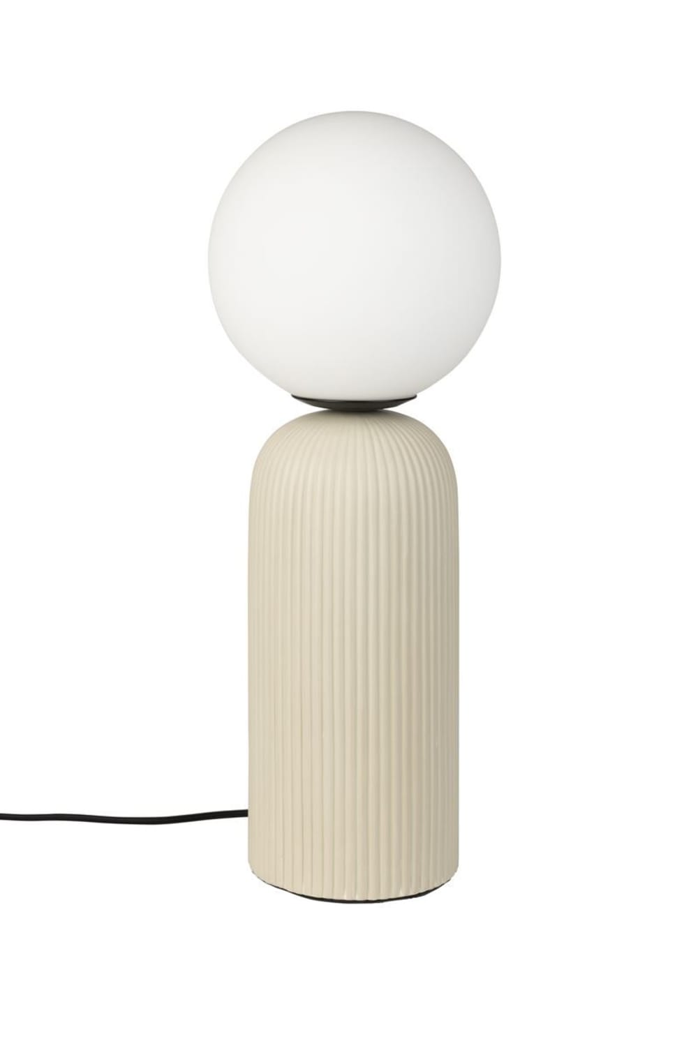 Lampe design en céramique beige
