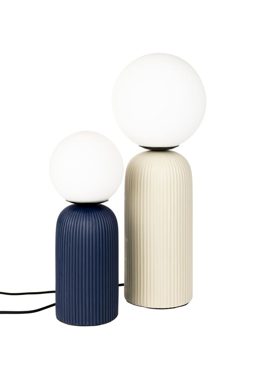 Lampe design en céramique beige — vue 4