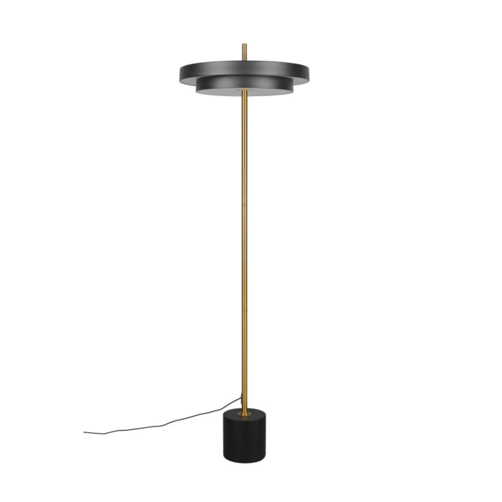 Lampadaire design en métal noir — vue 3