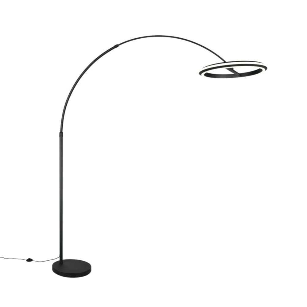 Lampadaire design en métal noir — vue 4