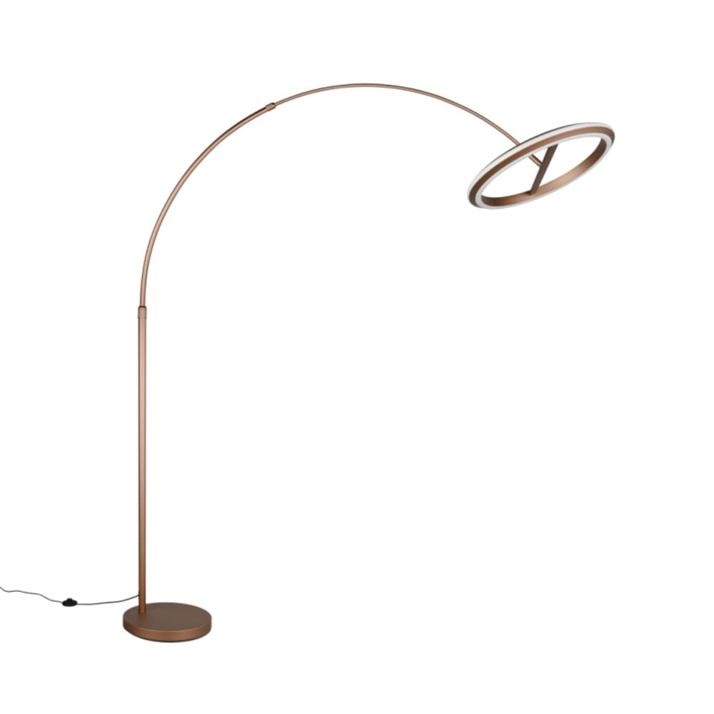 Lampadaire design en métal marron — vue 4