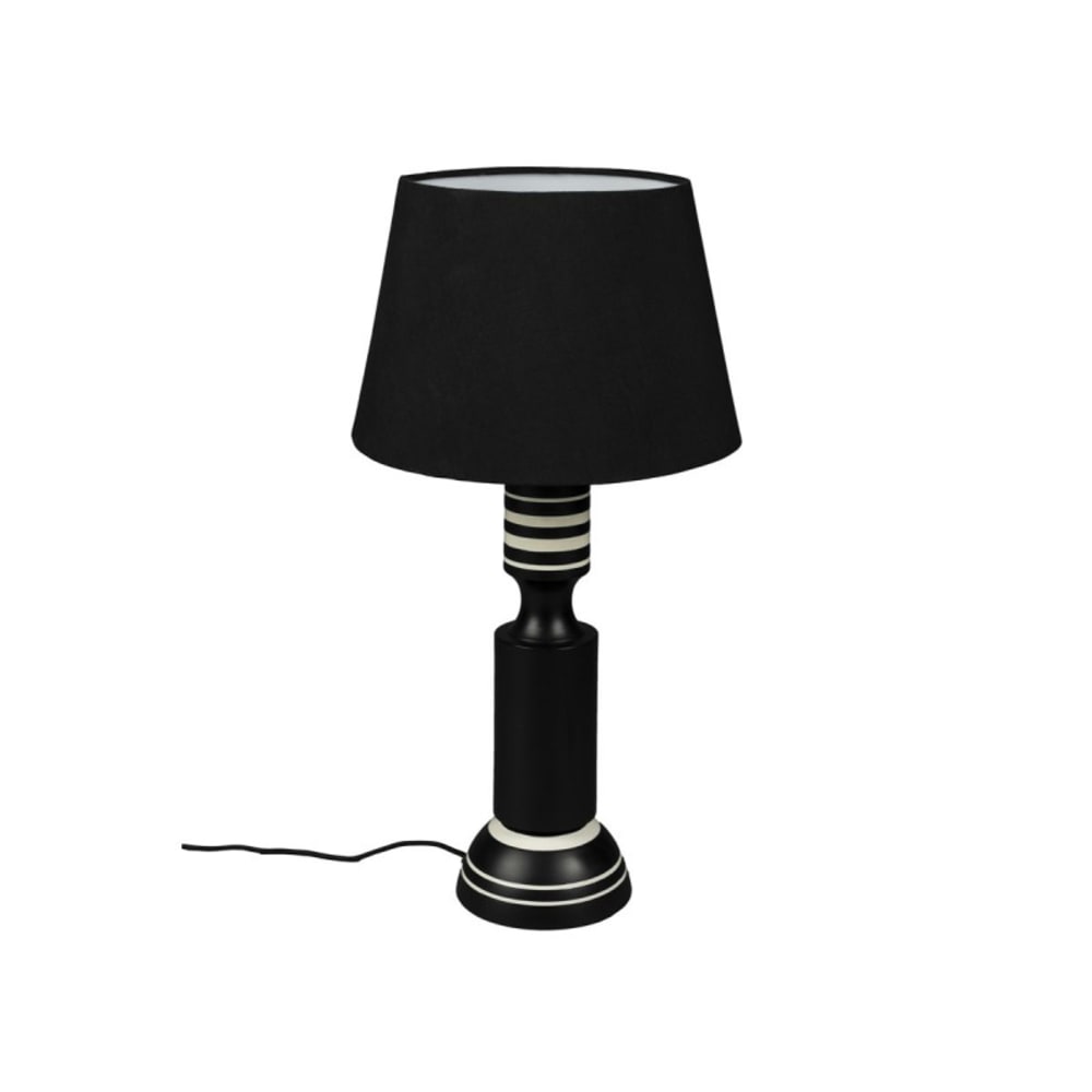 Lampe design en métal noir — vue 3