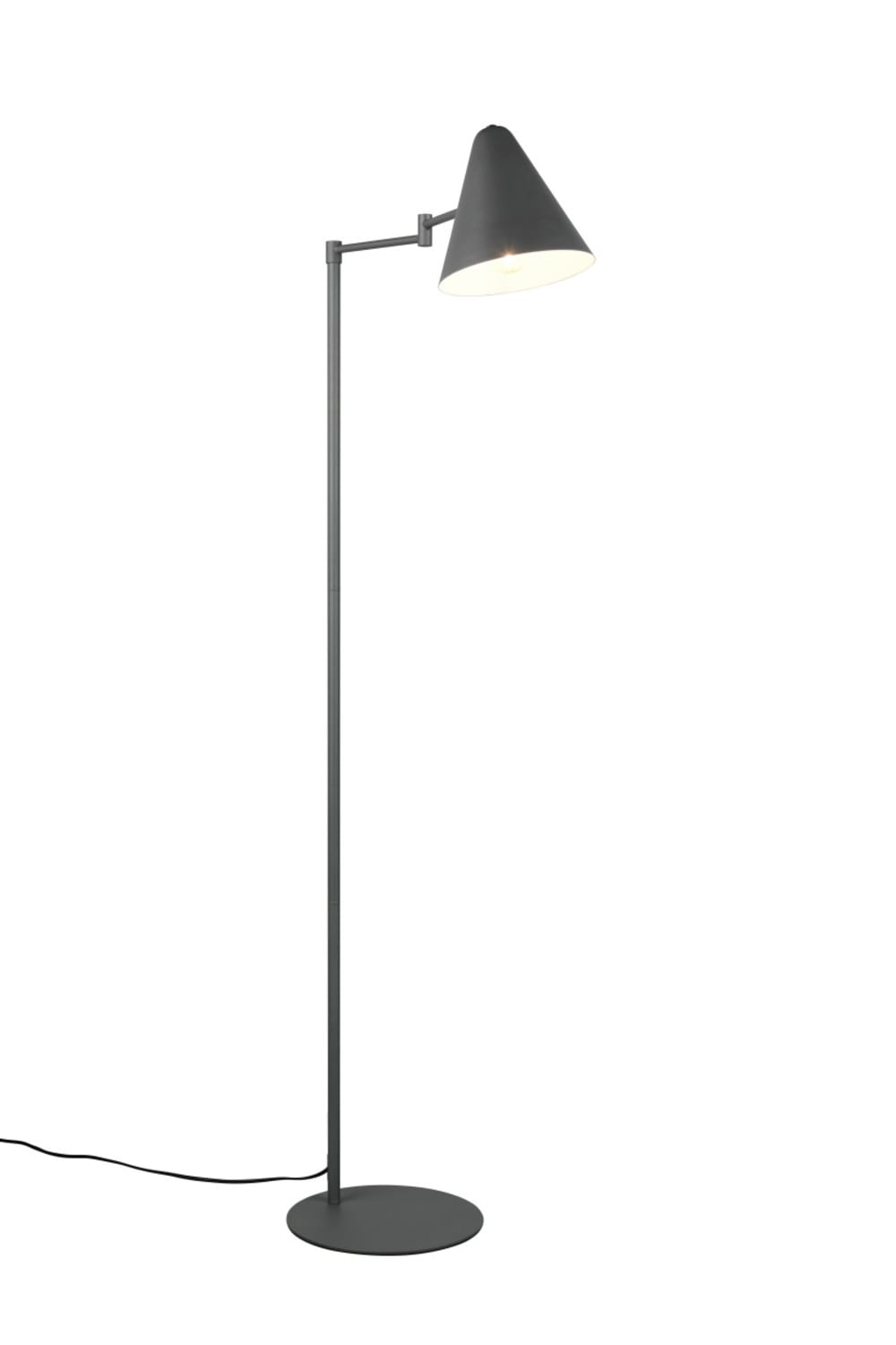 Lampadaire design en métal anthracite — vue 4