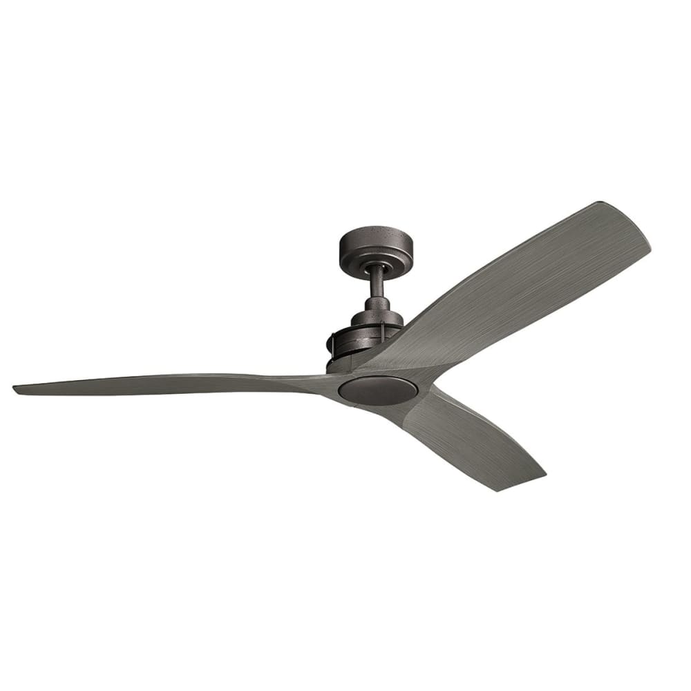 Ventilateur de plafond 142 cm acier et ABS anthracite