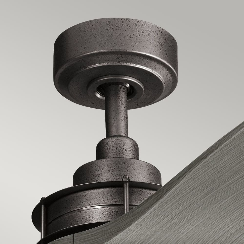 Ventilateur de plafond 142 cm acier et abs anthracite — vue 4