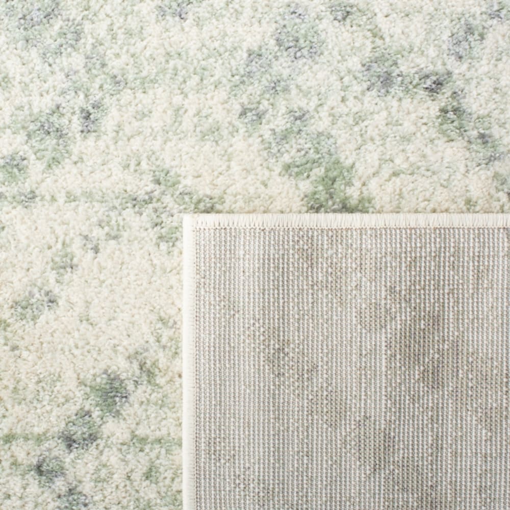 Tapis moderne en polypropylène blanc/vert, 122 x 183 cm — vue 4