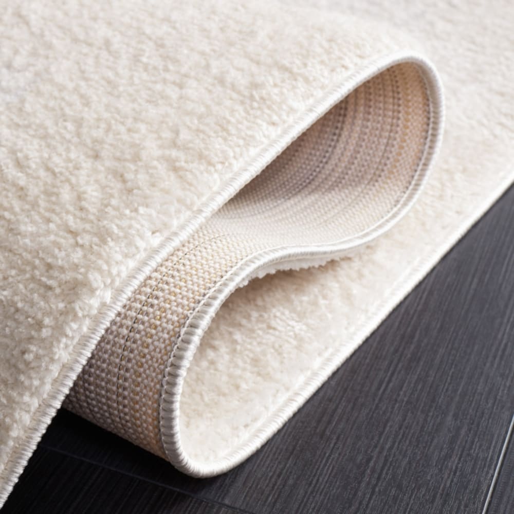 Tapis modern en polyester blanc/gris, 274 x 366 cm — vue 4