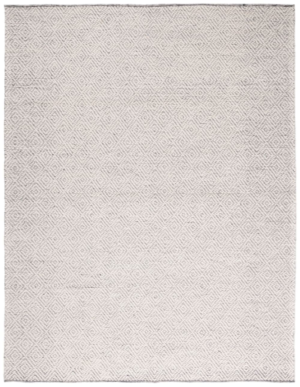 Tapis contemporain en laine blanc/gris, 183 x 274 cm