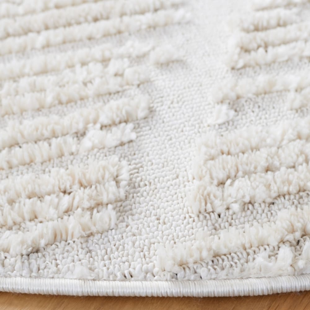 Tapis bohémien en polyester beige, 160 cm — vue 4