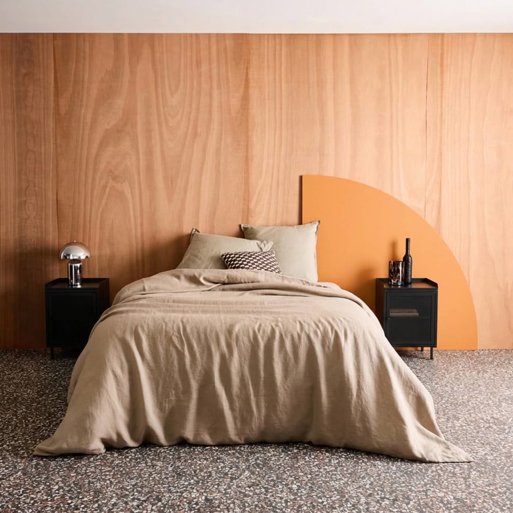 Table de chevet industrielle métal noir 1 porte grillagée (lot de 2)