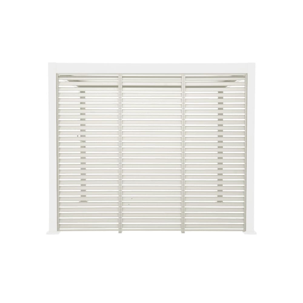 3 persiennes beige 100cm pour pergola bioclimatique