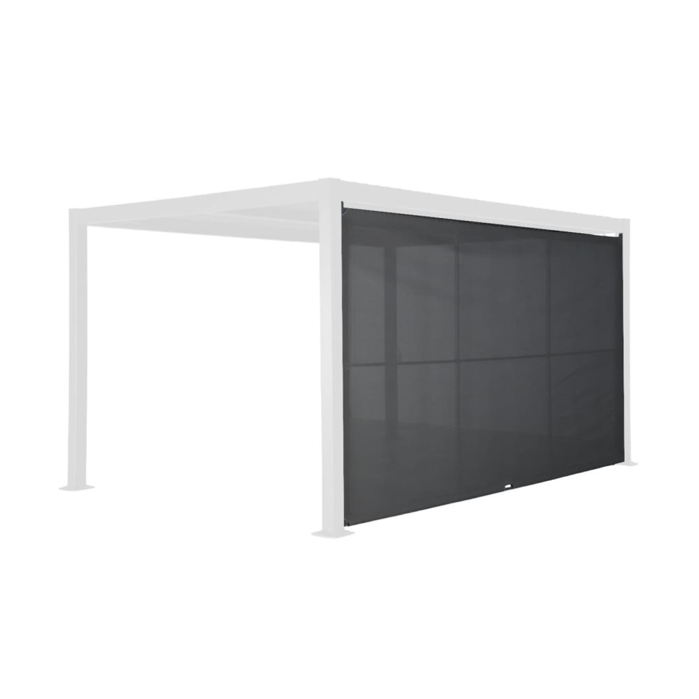 Auvent 4m pour pergola bioclimatique anthracite