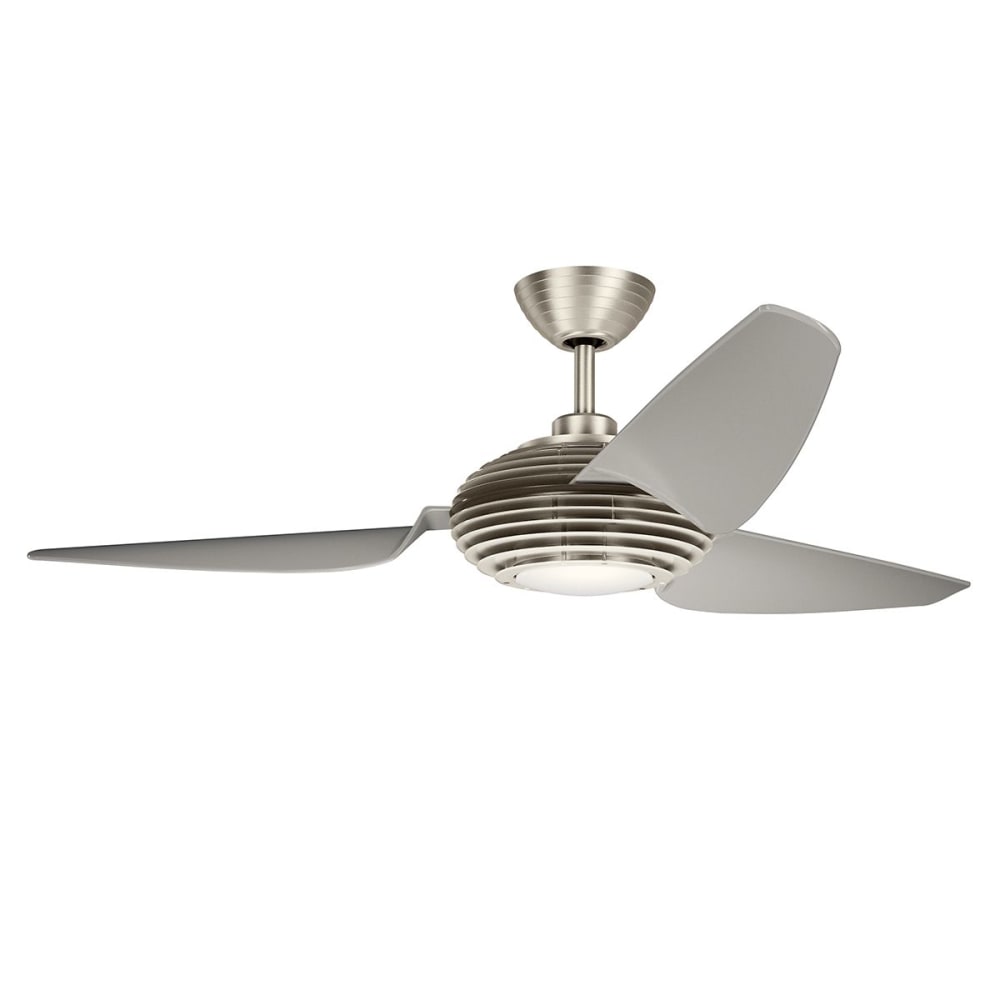 Ventilateur de plafond 152 cm acier inox brossé