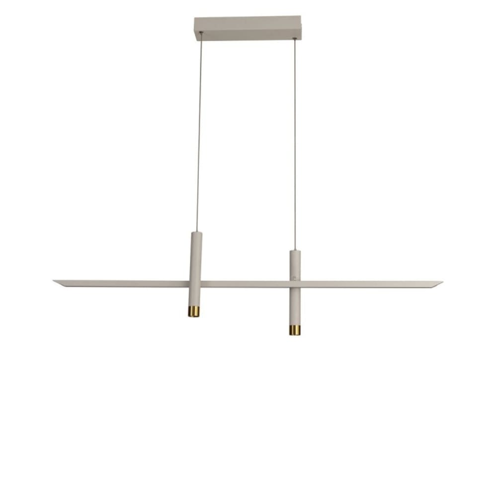 Suspension en métal blanc — vue 3