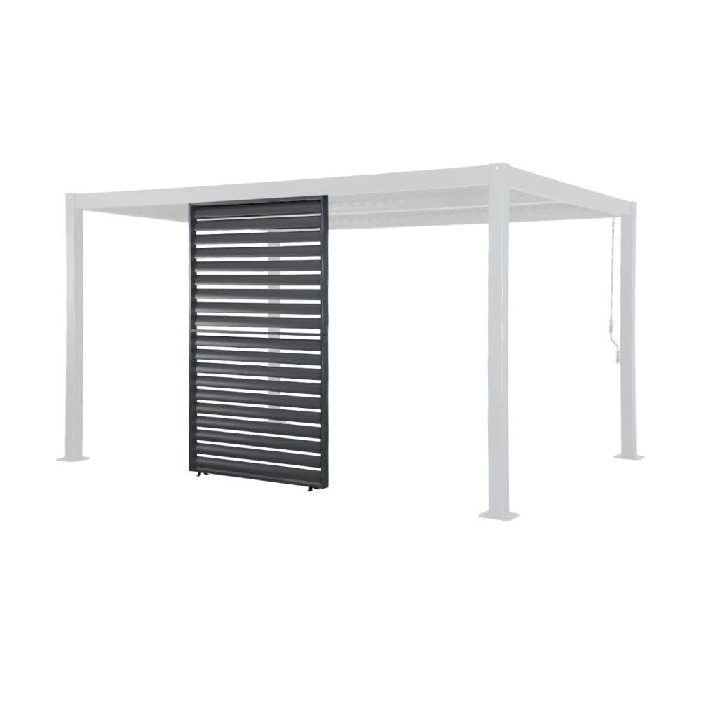 Persienne 130cm pour pergola bioclimatique anthracite