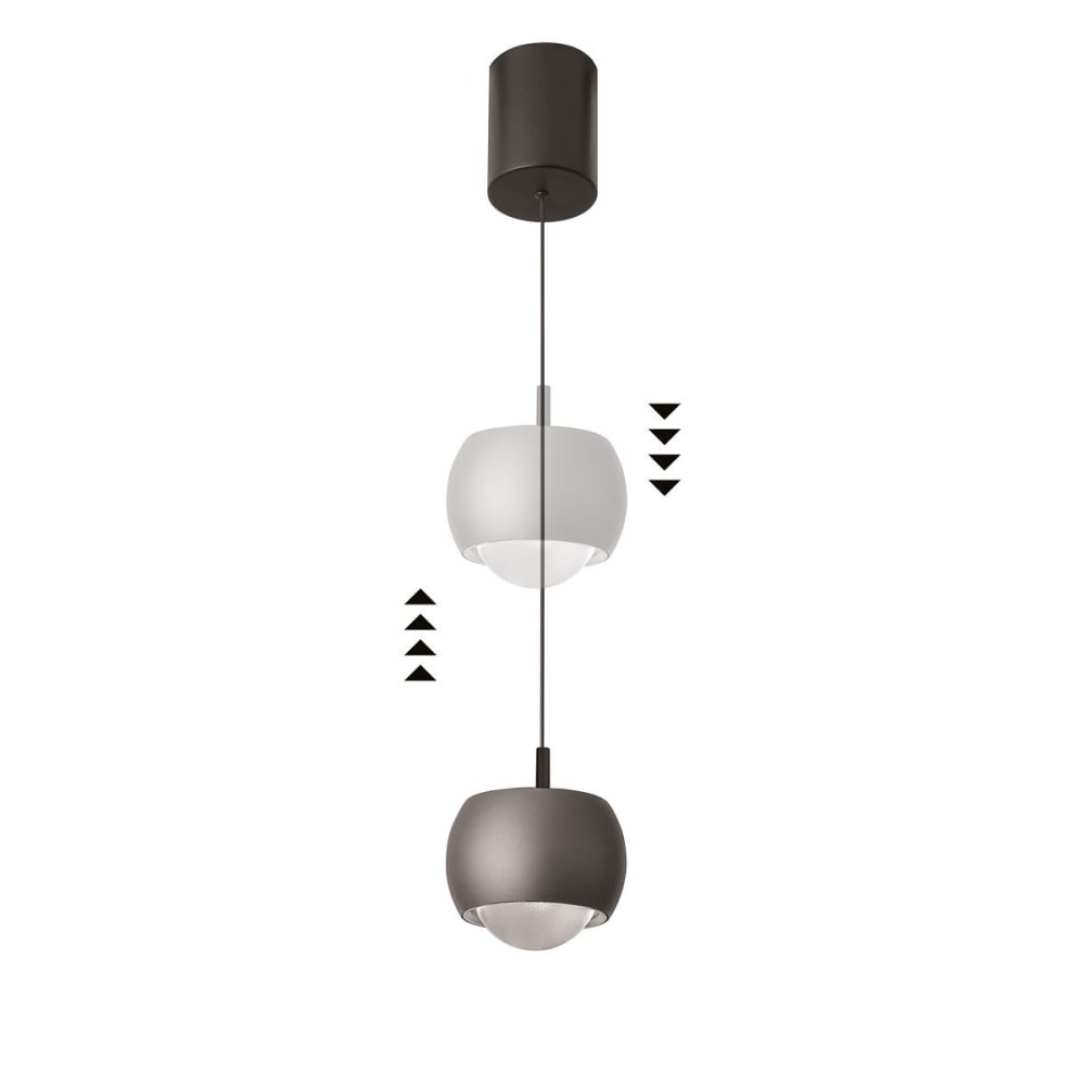 Suspension en métal noir — vue 3