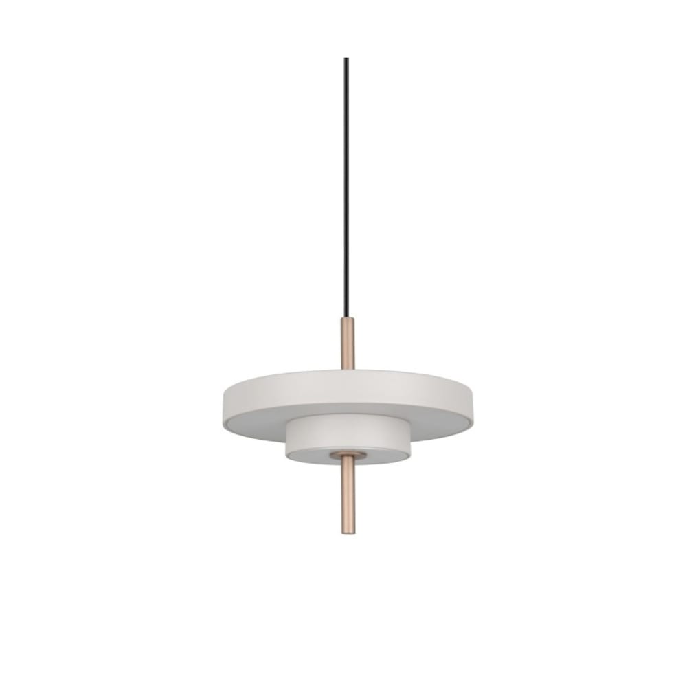 Suspension en métal gris