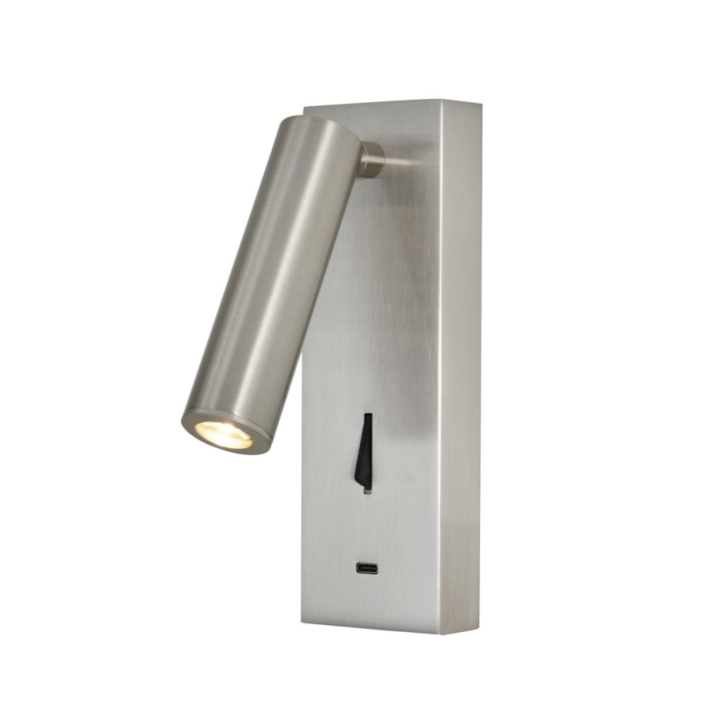 Applique en métal satin nickel