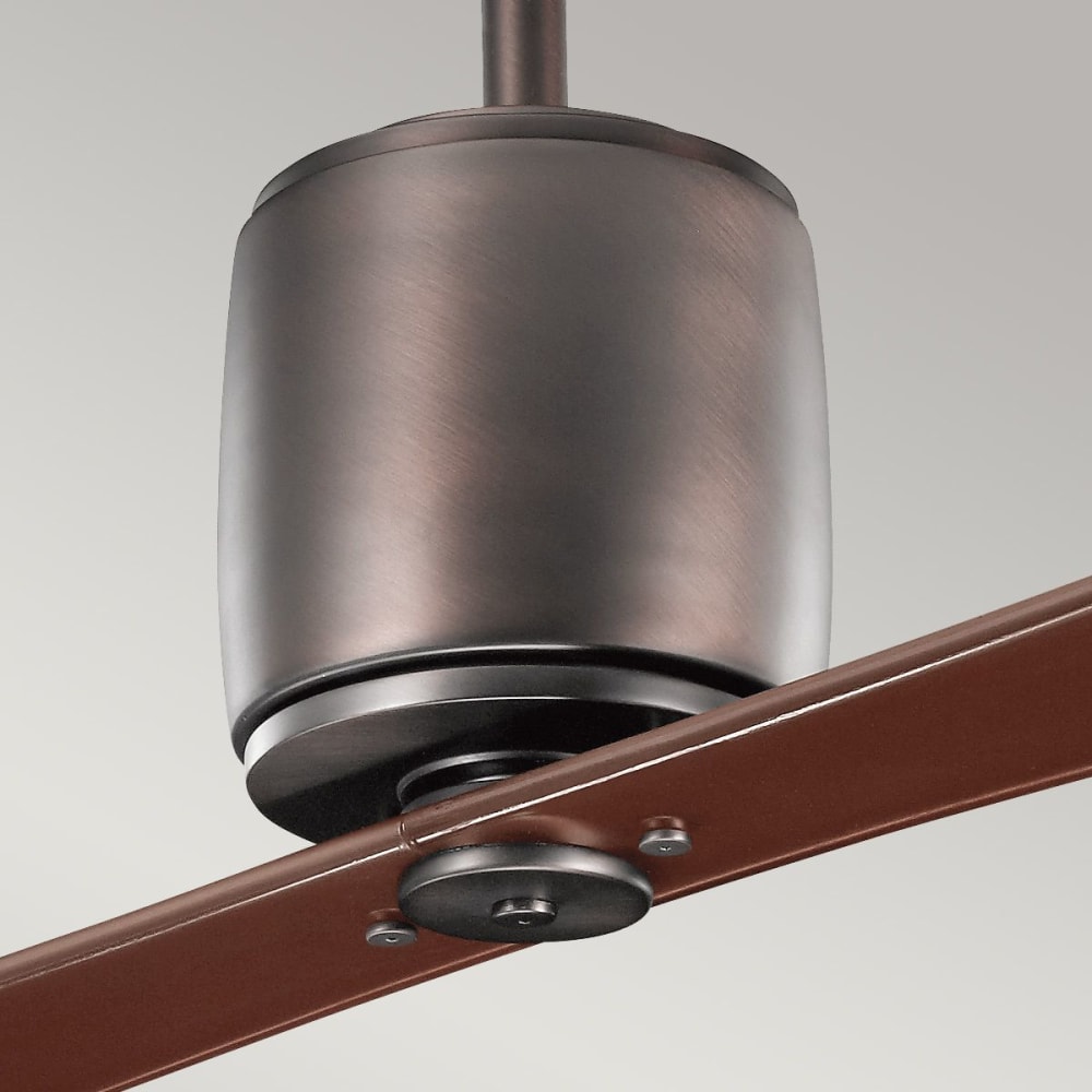 Ventilateur de plafond 152 cm acier bronze — vue 4