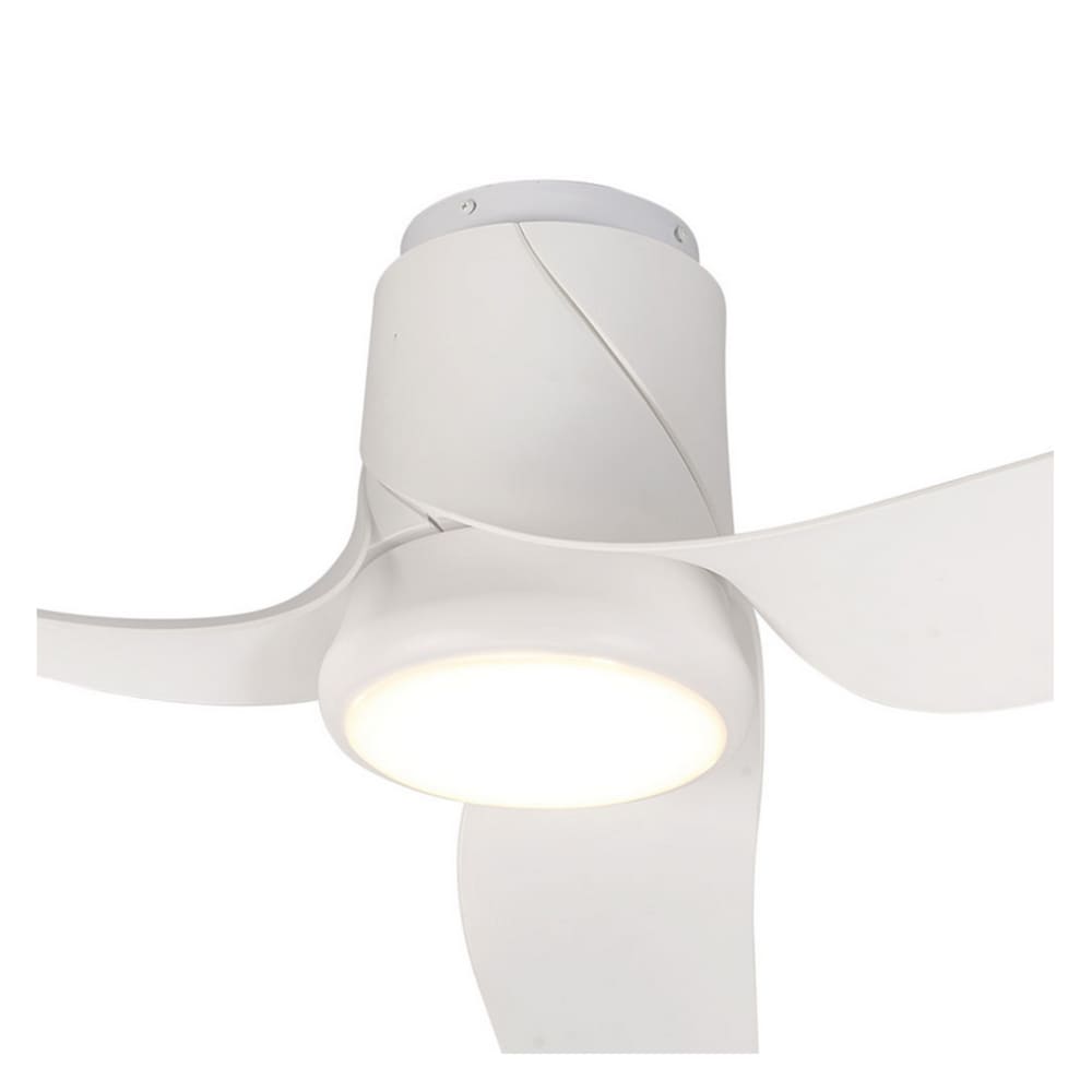 Ventilateur en métal blanc
