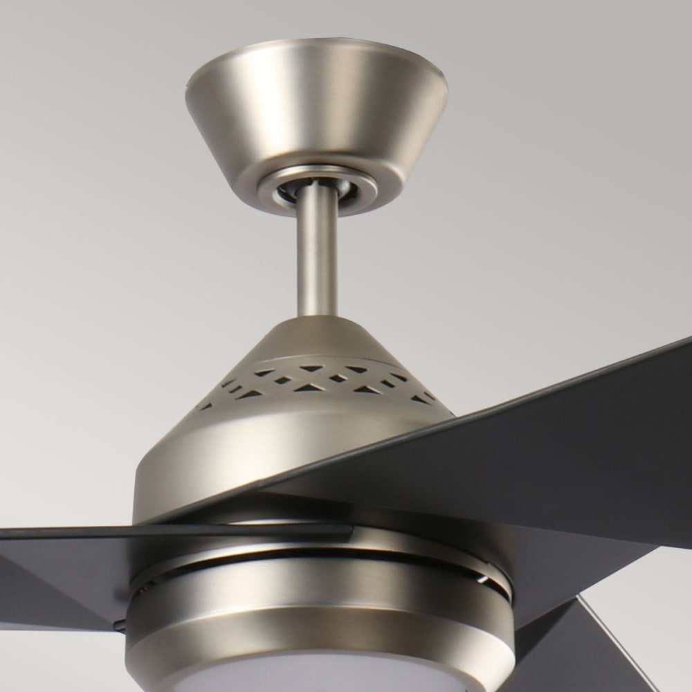 Ventilateur de plafond led 152 cm acier abs gris anthracite — vue 3