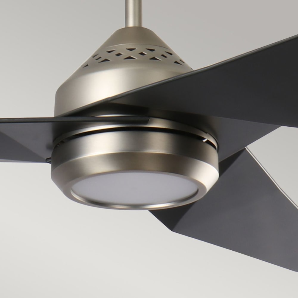 Ventilateur de plafond led 152 cm acier abs gris anthracite — vue 4