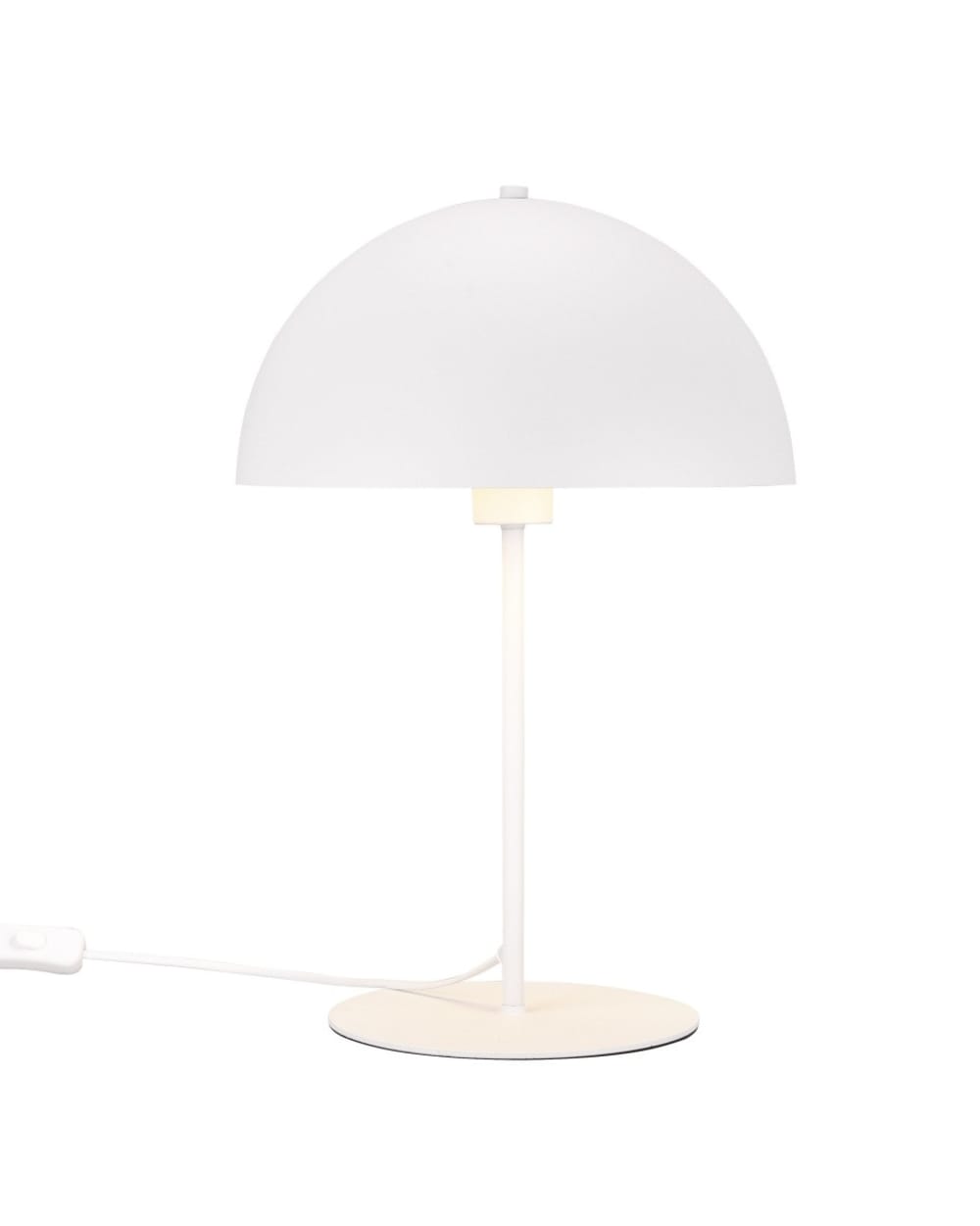 Lampe design en métal blanc