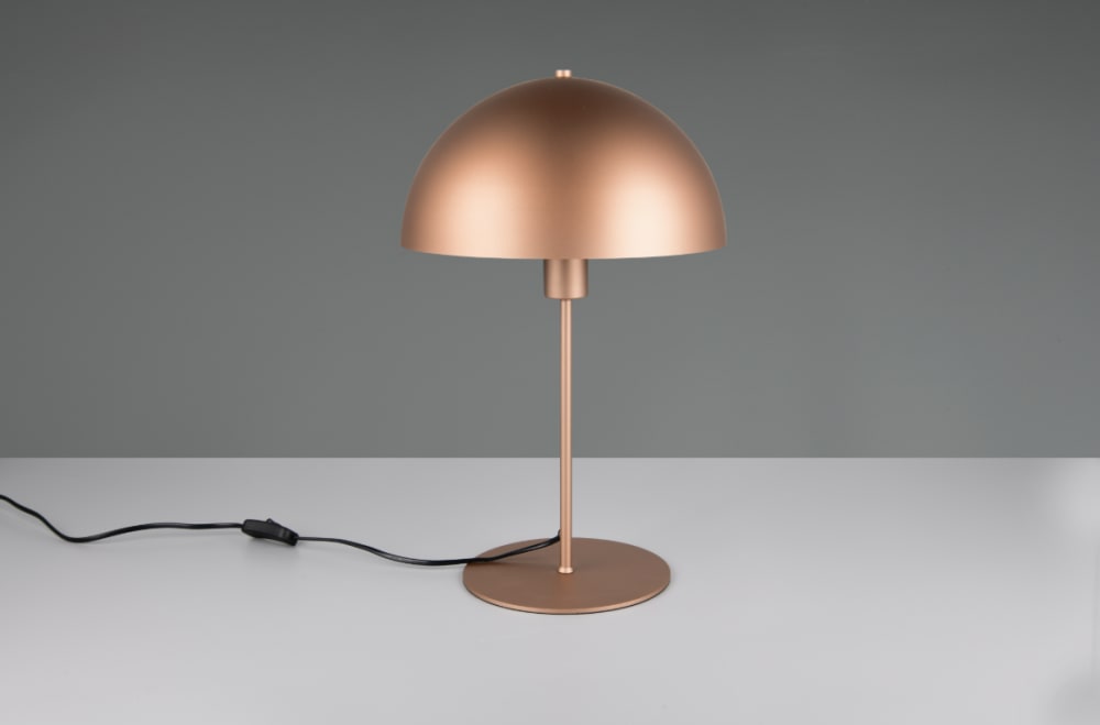 Lampe design en métal cuivré — vue 3