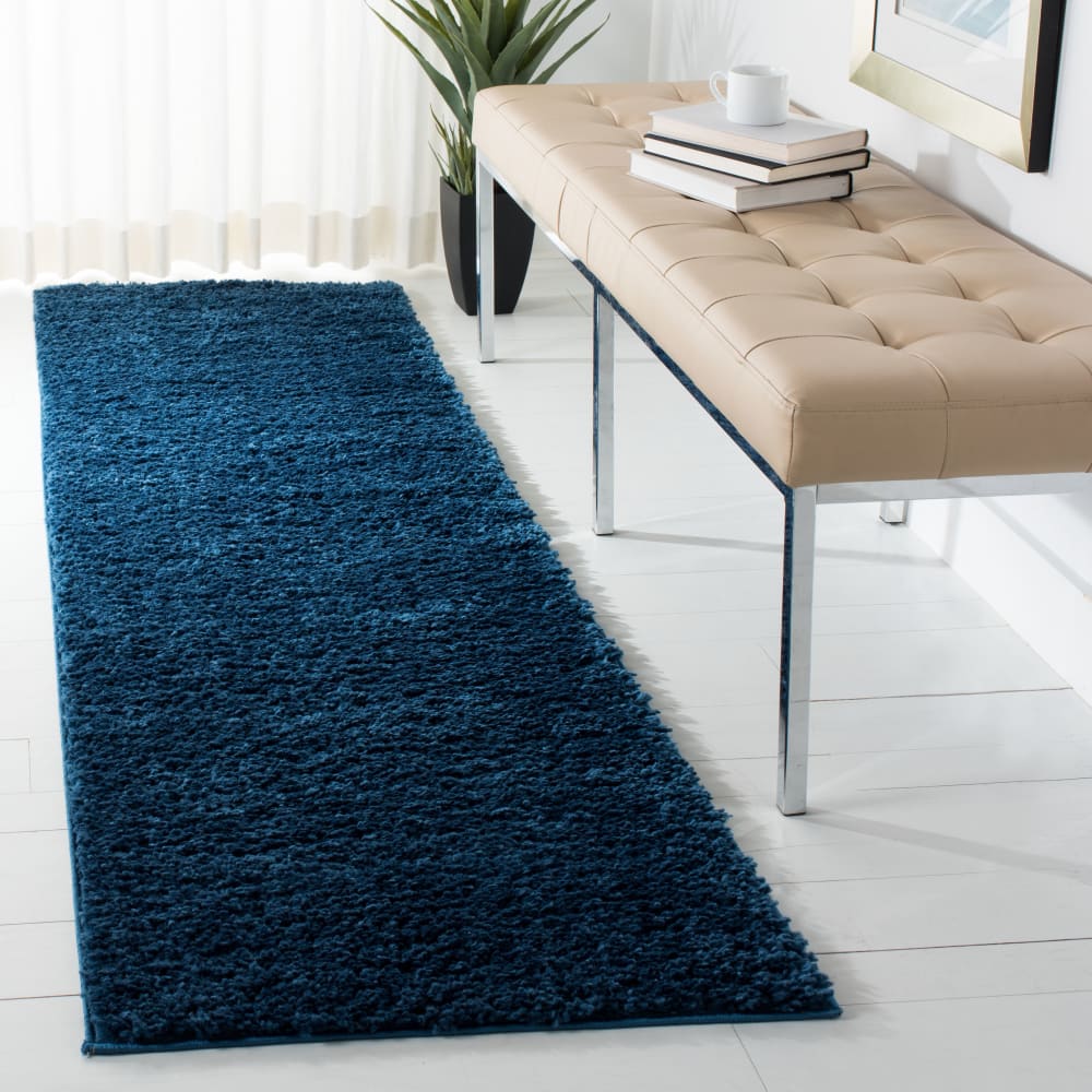 Tapis en polypropylène bleu, 69 x 183 cm — vue 4