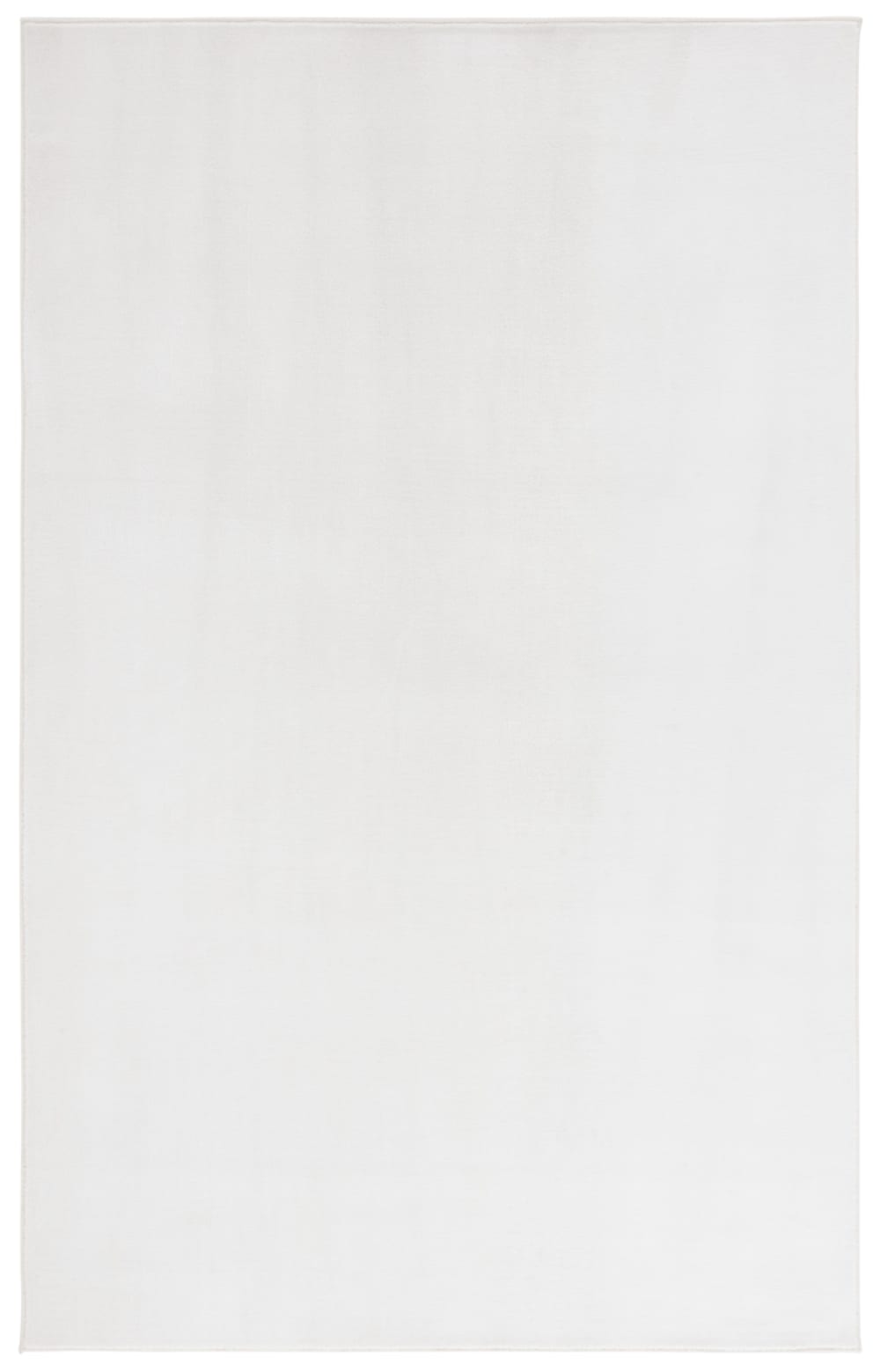 Tapis contemporain en polyester blanc, 91 x 152 cm