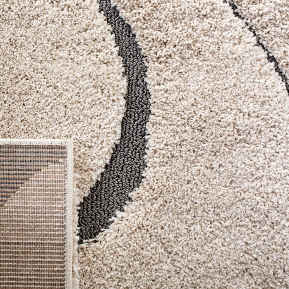 Tapis en polypropylène beige/gris, 160 x 229 cm — vue 4