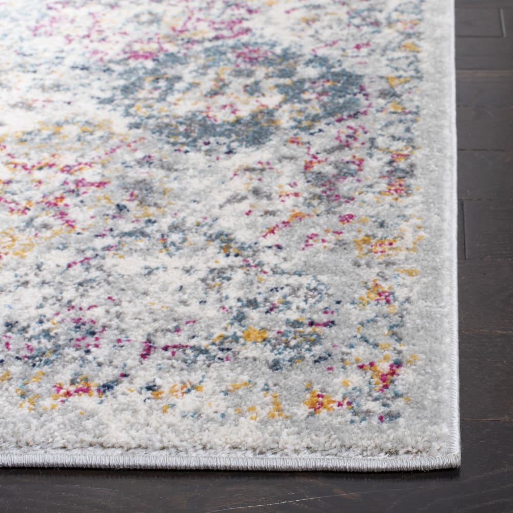 Tapis traditionnel en polypropylène gris/or, 91 x 152 cm — vue 4
