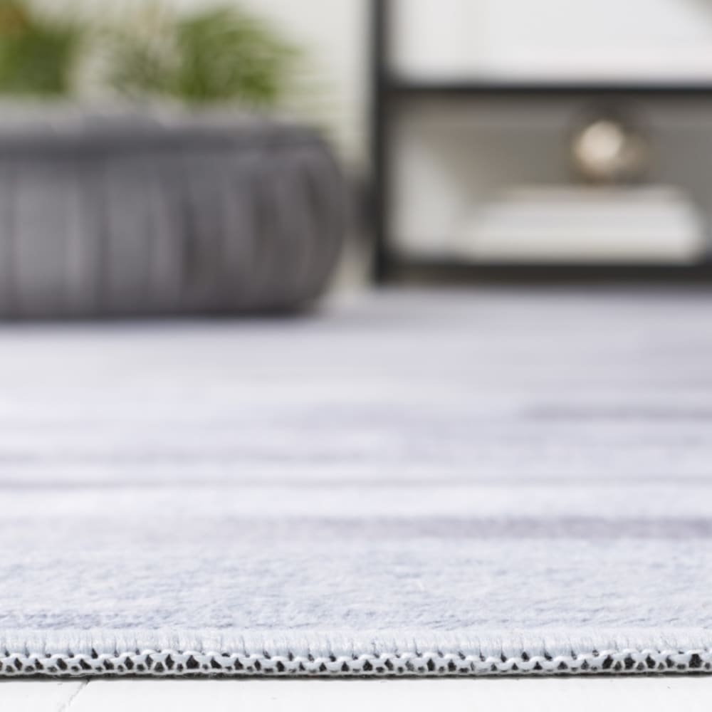 Tapis rustique glam en polyester gris, 152 x 244 cm — vue 4