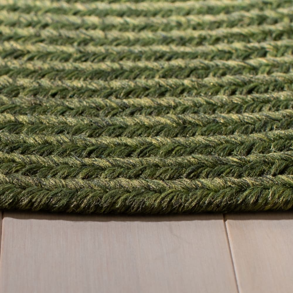Tapis contemporain en polypropylène vert, 61 x 91 cm — vue 3