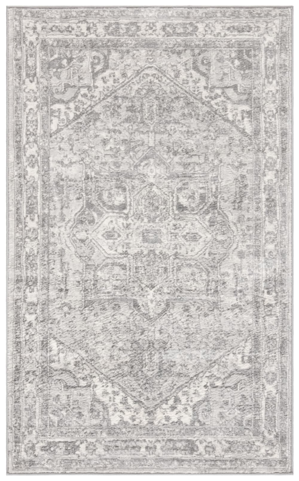 Tapis crème / gris 91 x 152 cm