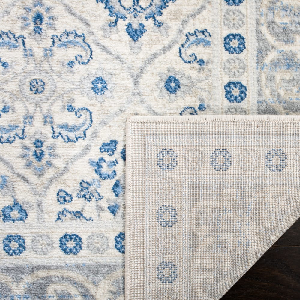 Tapis de transition en polypropylène gris/bleu, 160 x 229 cm — vue 4