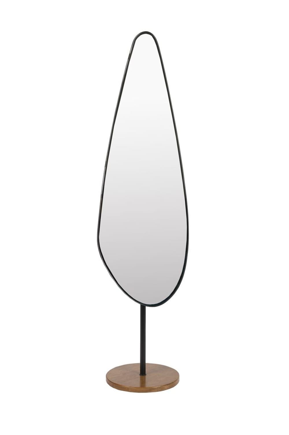 Miroir en métal noir