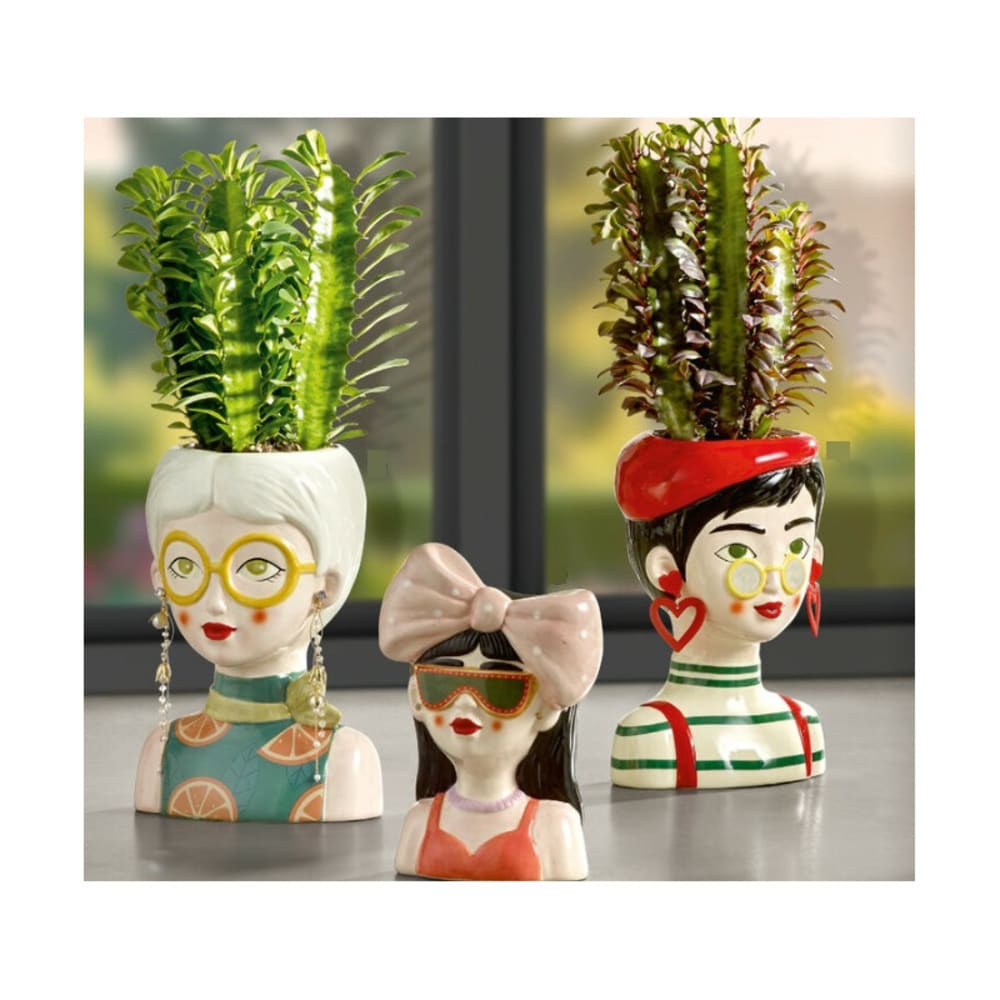 Vase et pot en céramique rouge