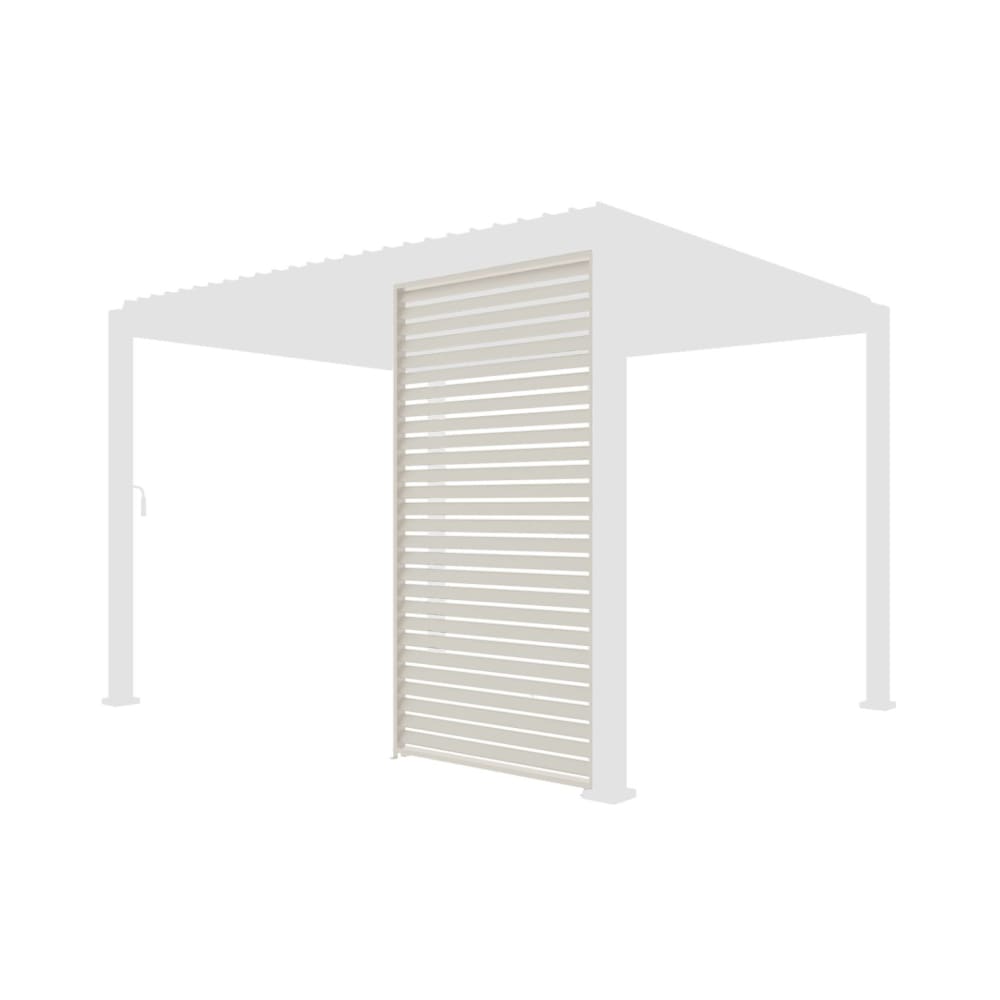 Persienne 130cm pour pergola bioclimatique triomphe beige