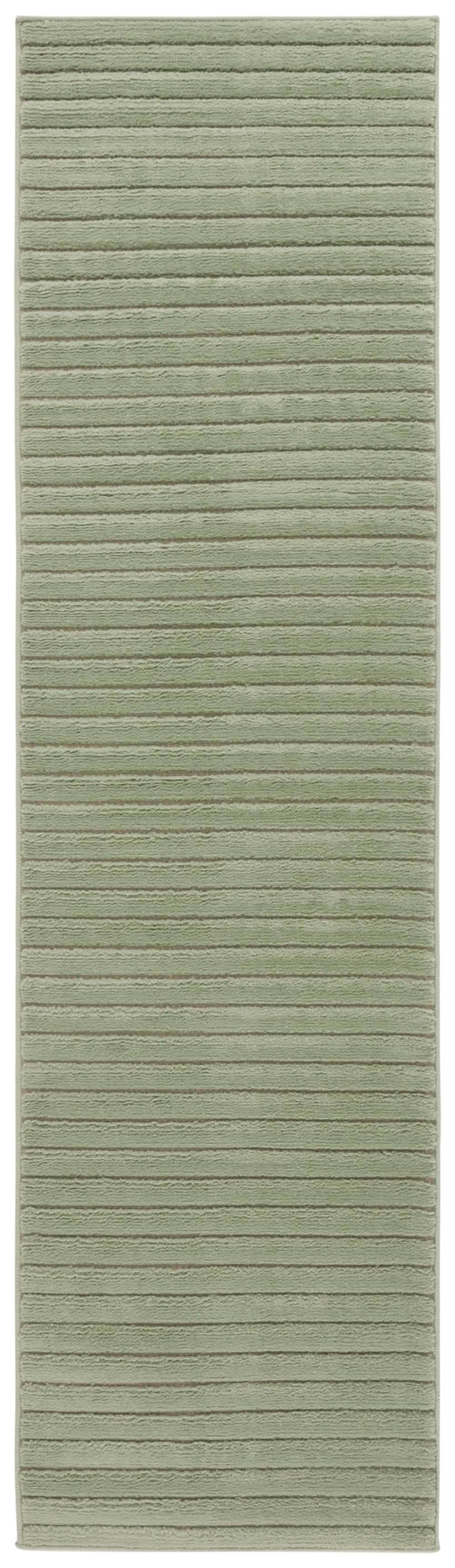 Tapis moderne vert 66 x 244 cm