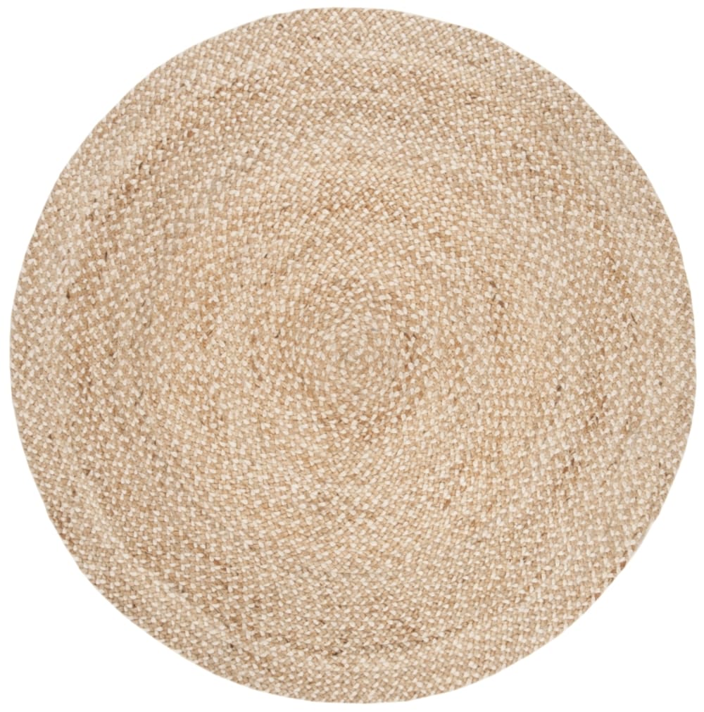 Tapis jute naturel/ivoire 213 x 213 cm