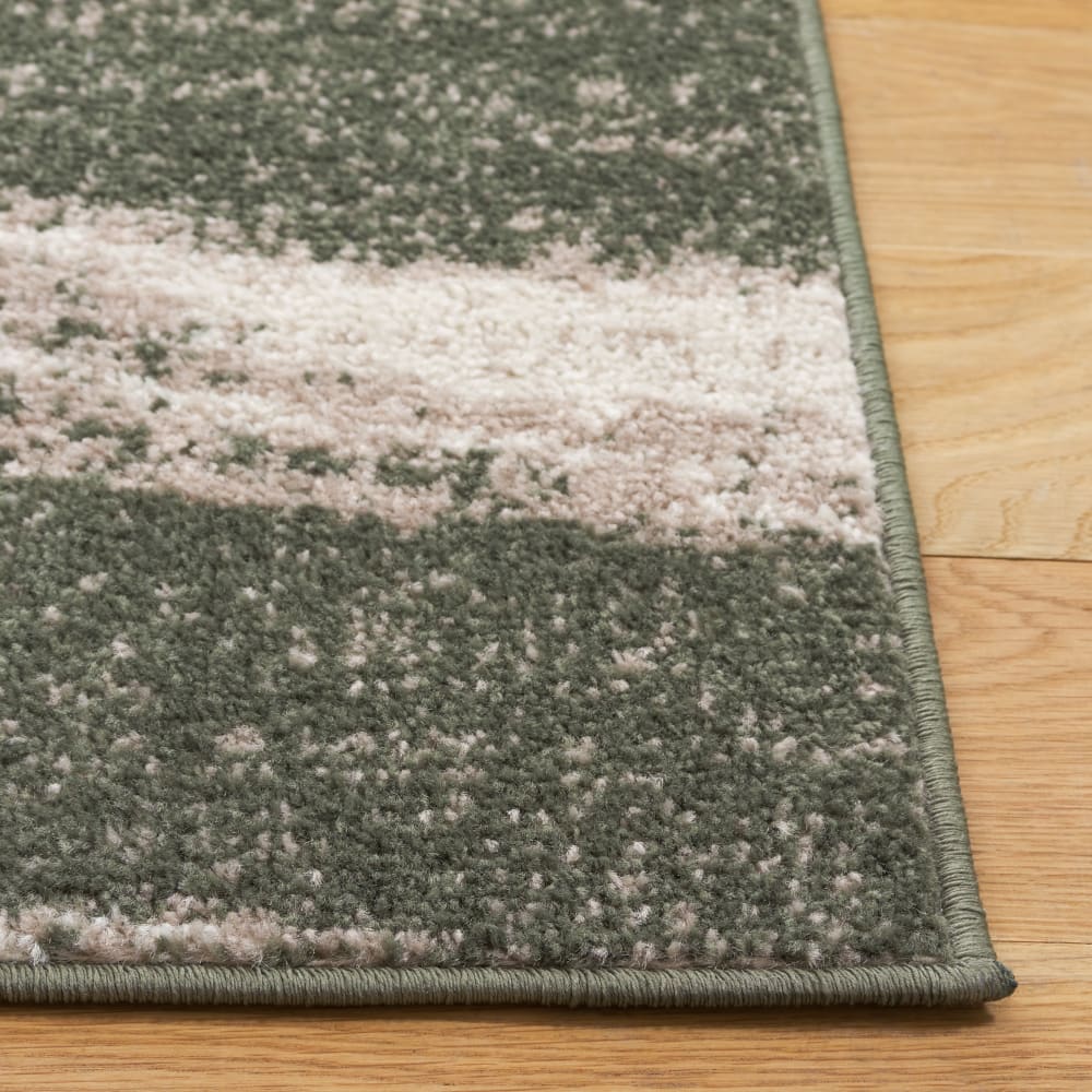Tapis en polypropylène vert/blanc, 183 x 274 cm — vue 4