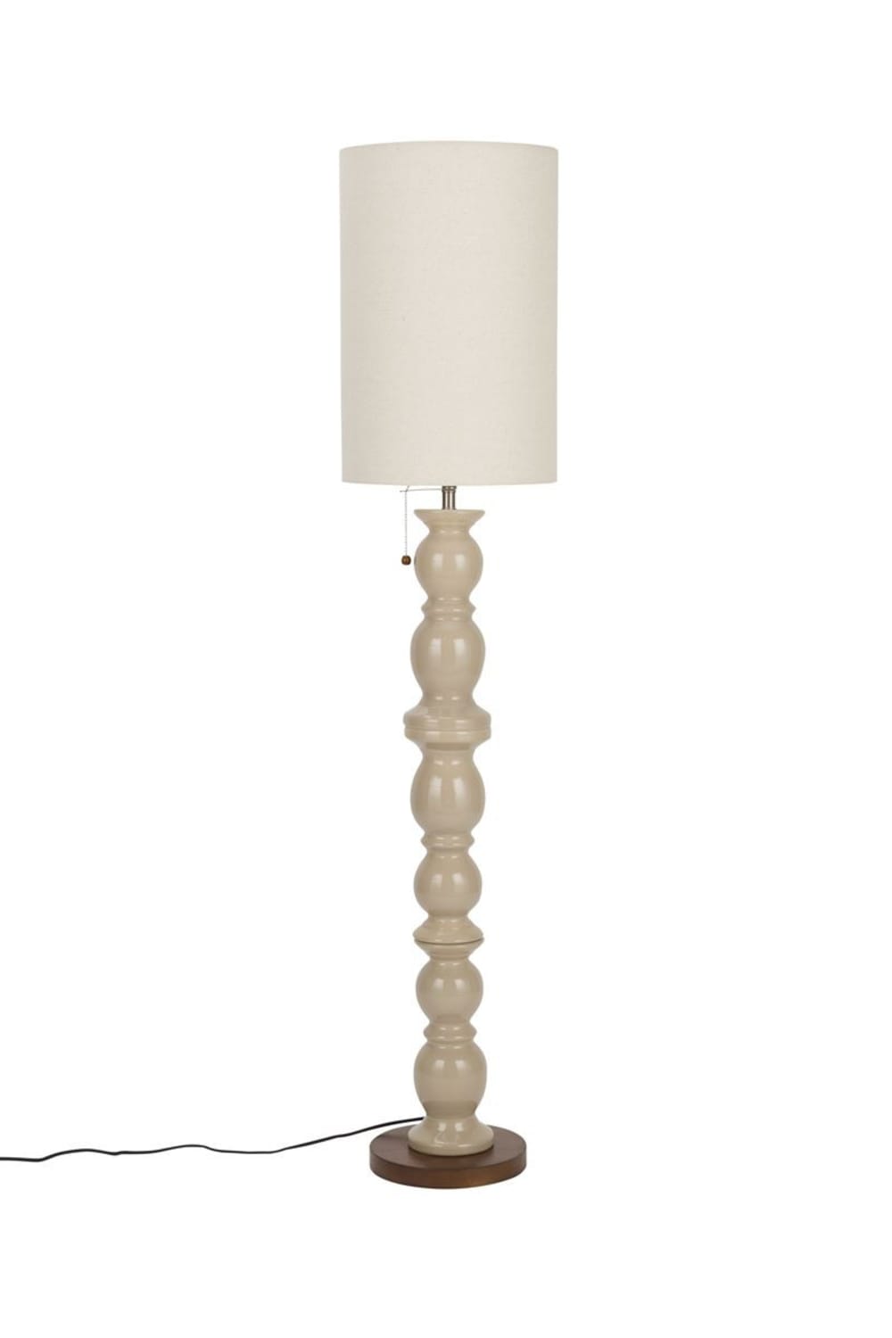 Lampadaire design en céramique beige