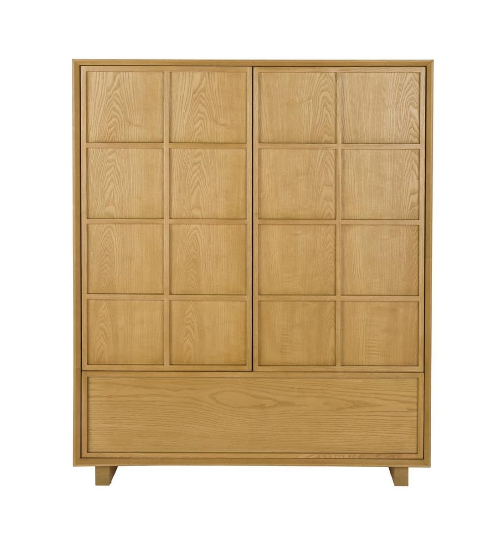 Armoire bois clair design L100