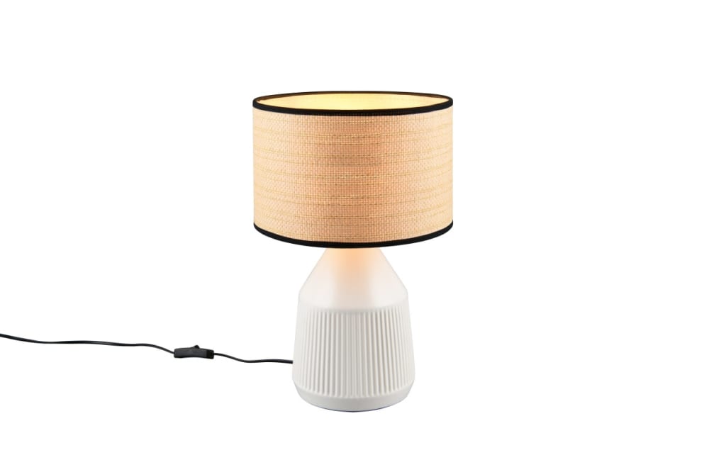 Lampe design en céramique blanc — vue 4