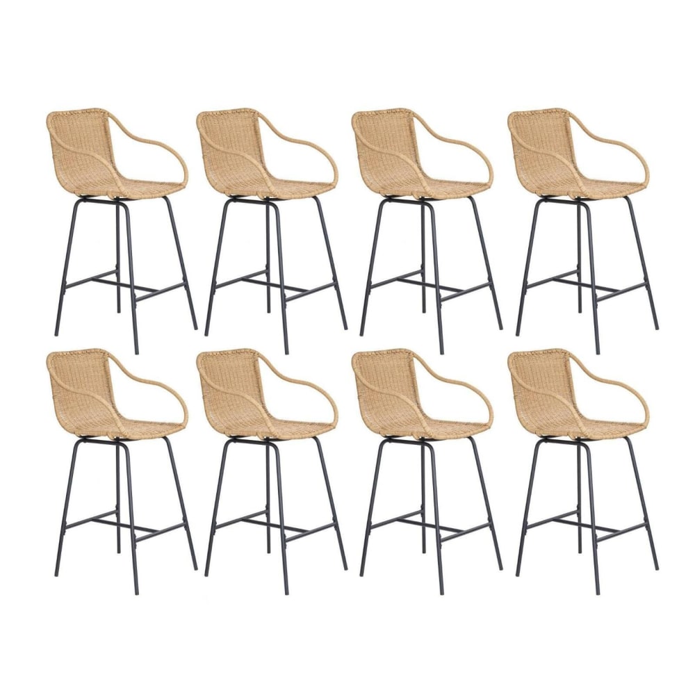 Lot chaises bar